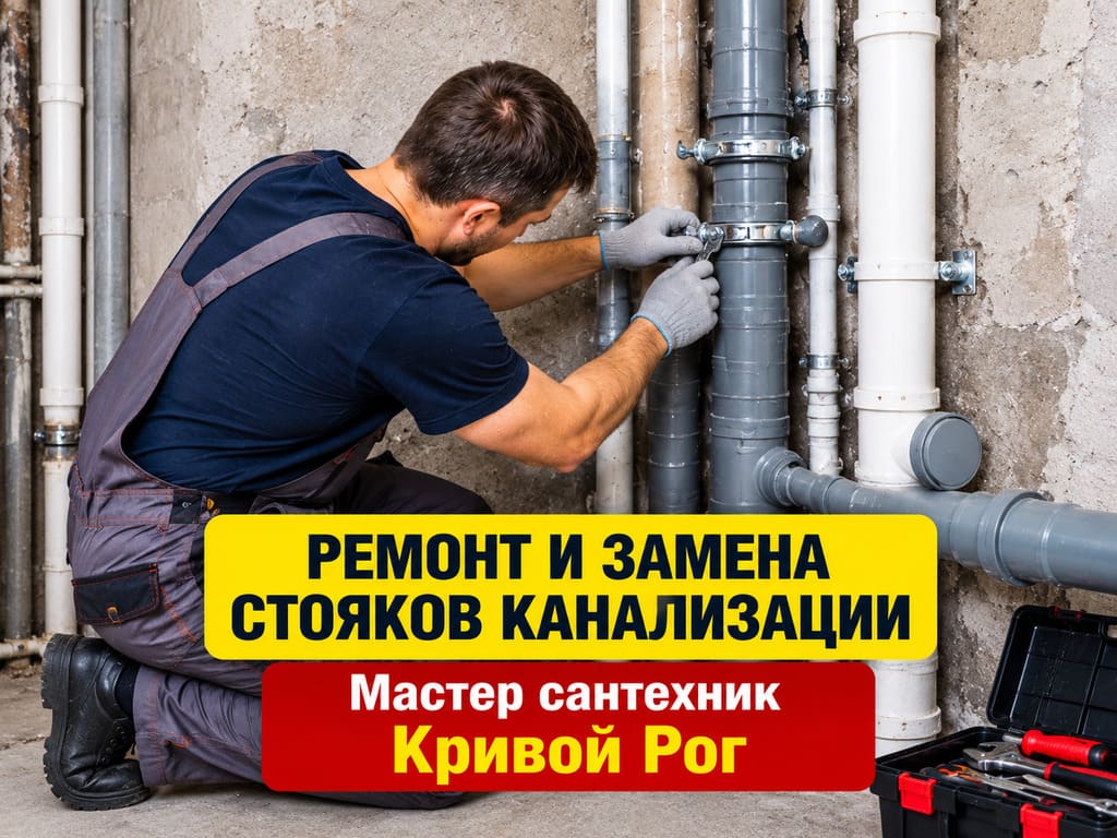 Сантехническая работа со стояком в Кривом Роге