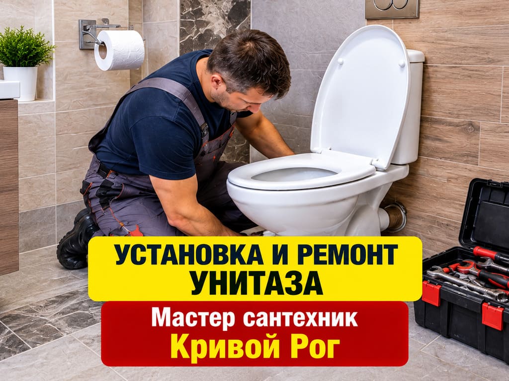 Установка унитаза в Кривом Роге