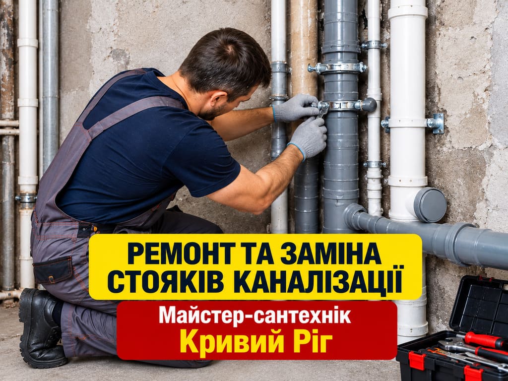 Сантехнічна робота зі стояком у Кривому Розі