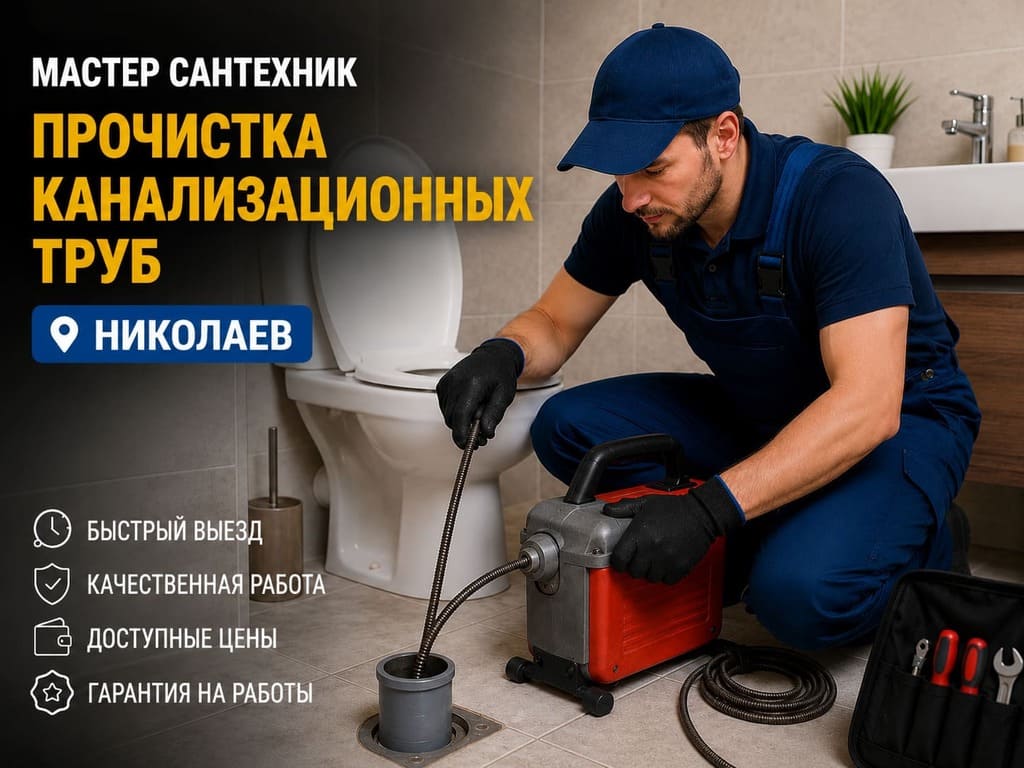 прочистка канализации Николаев