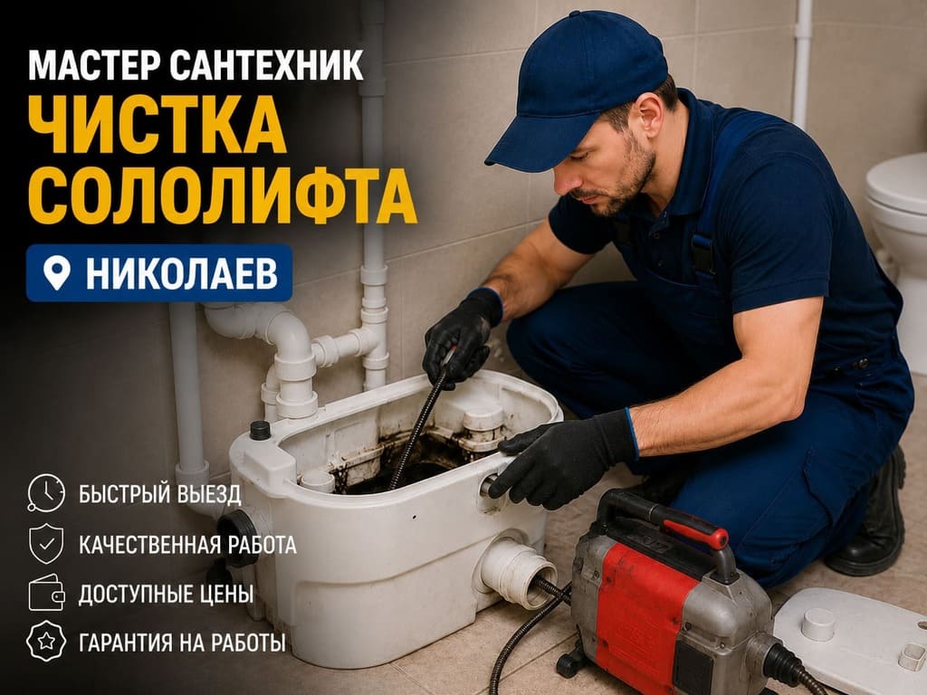 прочистка сололифта Николаев